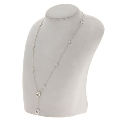 TIFFANY&Co. Heart Link Lariat Necklace Silver Ladies [Used]
