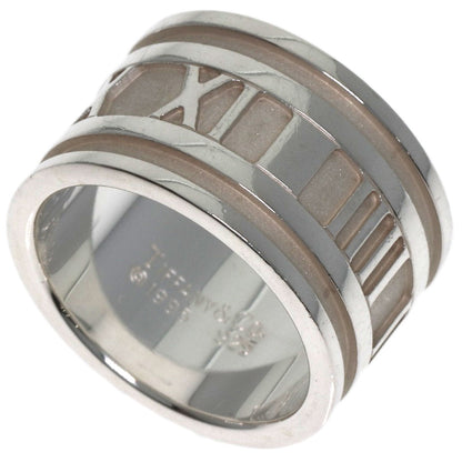 TIFFANY&Co. Atlas wide Ring Silver Ladies [Used]