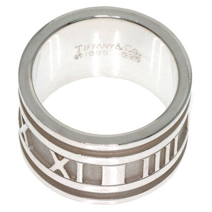 TIFFANY&Co. Atlas wide Ring Silver Ladies [Used]
