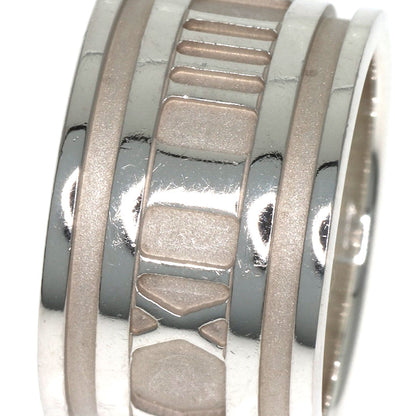TIFFANY&Co. Atlas wide Ring Silver Ladies [Used]