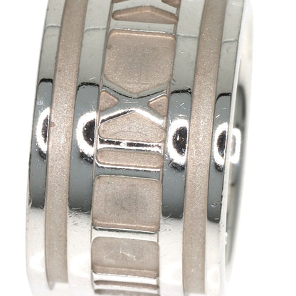 TIFFANY&Co. Atlas wide Ring Silver Ladies [Used]