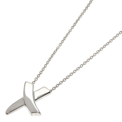 TIFFANY&Co. kiss Necklace Silver Ladies [Used]