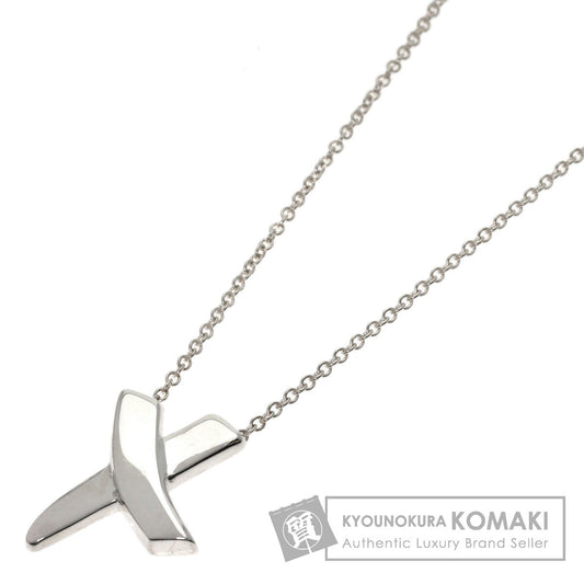 TIFFANY&Co. kiss Necklace Silver Ladies [Used]