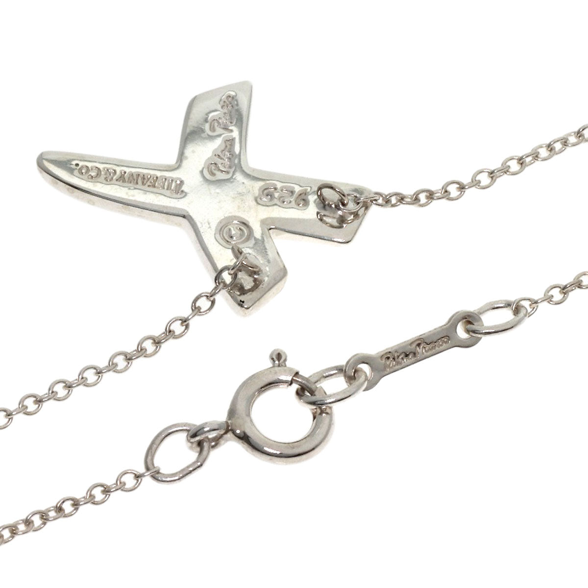 TIFFANY&Co. kiss Necklace Silver Ladies [Used]