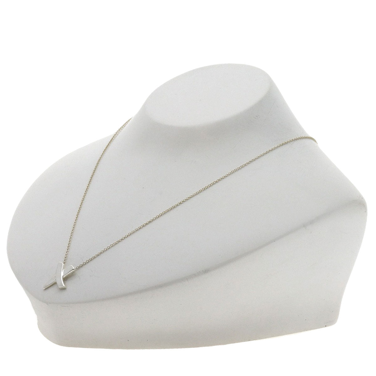 TIFFANY&Co. kiss Necklace Silver Ladies [Used]
