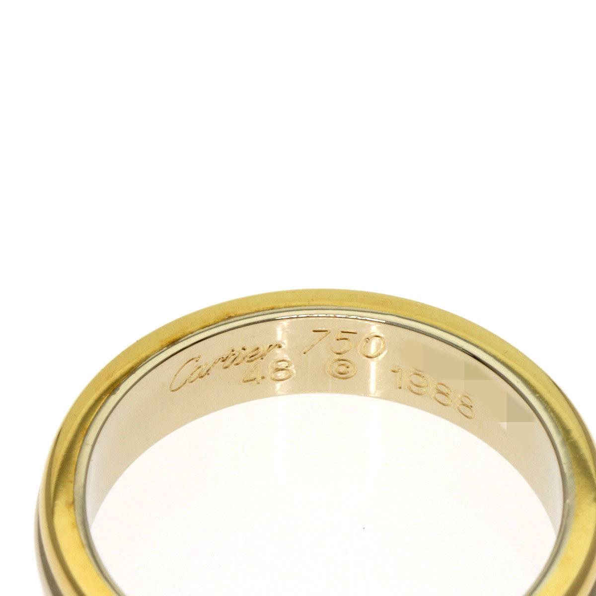 カルティエ スリーカラー #48 リング・指輪 K18イエローゴールド/K18PG/K18WG レディース 【中古】【CARTIER】