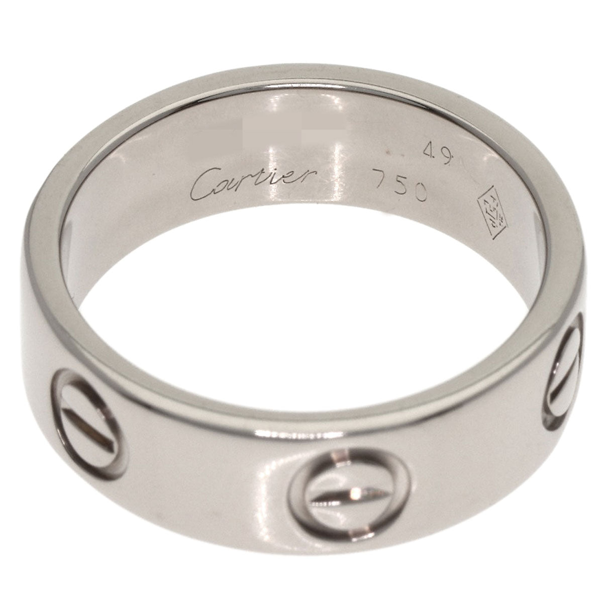 カルティエ ラブリング #49 リング・指輪 K18ホワイトゴールド レディース 【中古】【CARTIER】