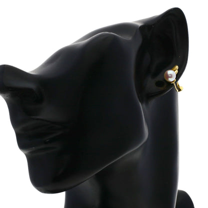 MIKIMOTO Pearl Pearl Earring K18 Yellow Gold Ladies [Used]