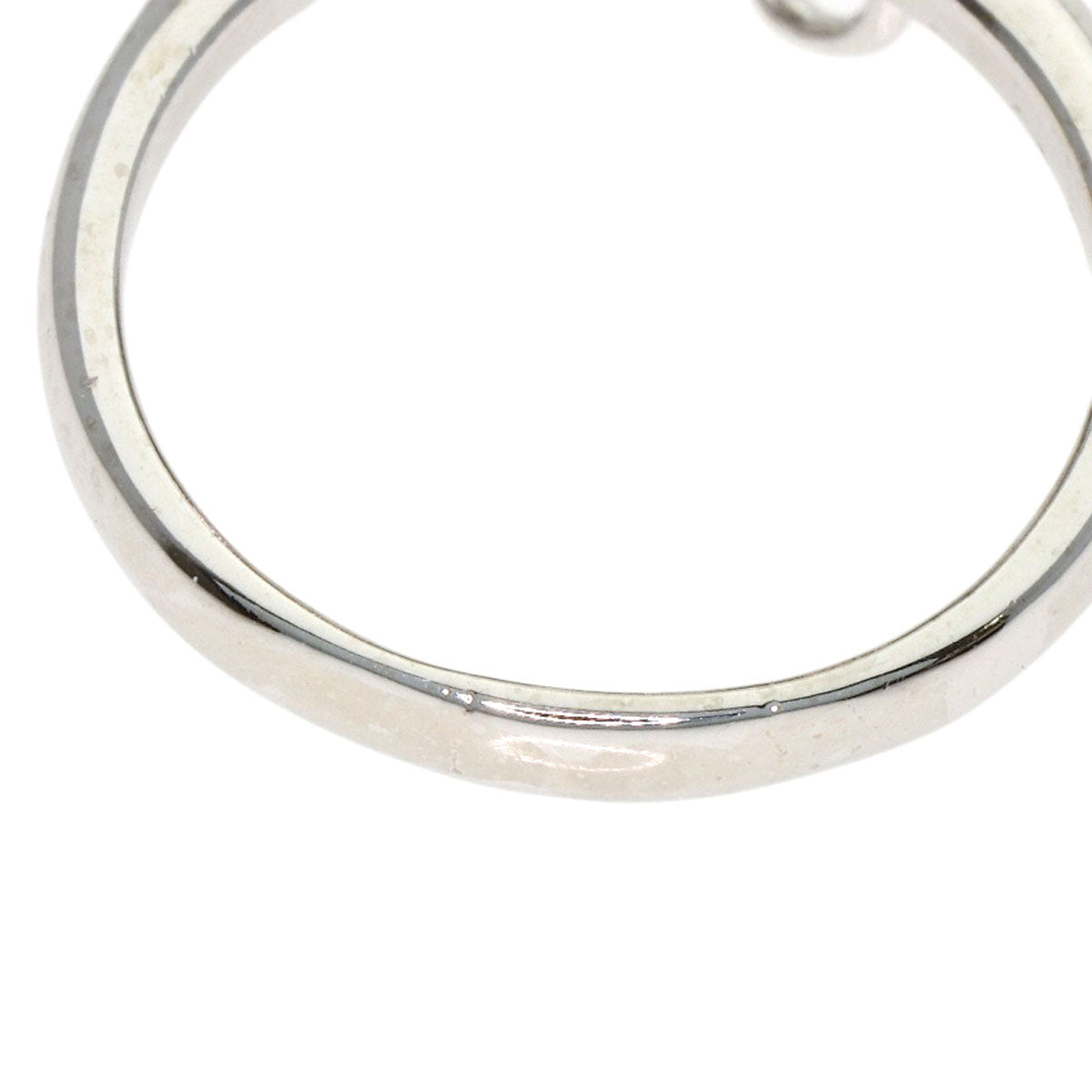 Ponte Vecchio Butterfly motif Diamond Ring K18 White Gold Ladies [Used]