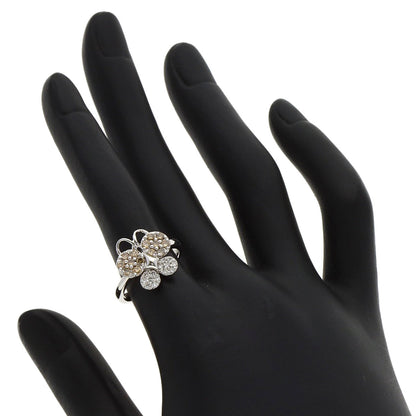 Ponte Vecchio Butterfly motif Diamond Ring K18 White Gold Ladies [Used]