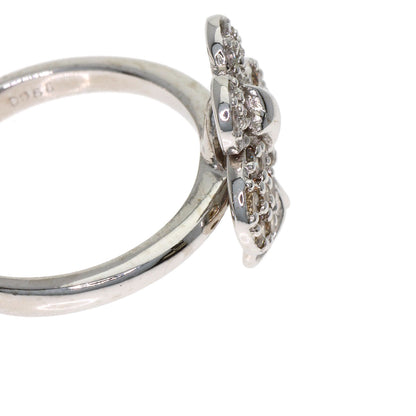 Ponte Vecchio Butterfly motif Diamond Ring K18 White Gold Ladies [Used]