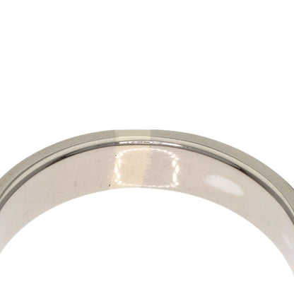 CARTIER mini love ring 1P Diamond Ring K18 White Gold Ladies [Used]