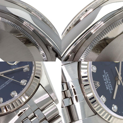 ROLEX DATEJUST 10P Diamond Watches 16234G Stainless Steel/Stainless Steel mens