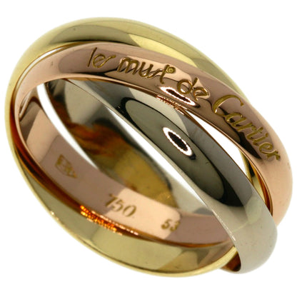 CARTIER Trinity Ring K18 Yellow Gold K18 White GoldLadies [Used]