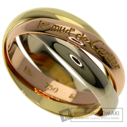 CARTIER Trinity Ring K18 Yellow Gold K18 White GoldLadies [Used]