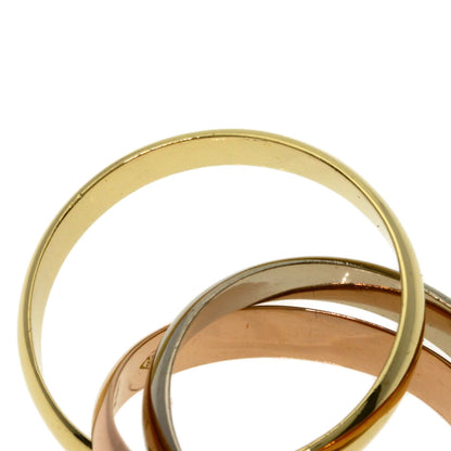 CARTIER Trinity Ring K18 Yellow Gold K18 White GoldLadies [Used]