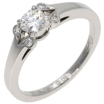 CARTIER Ballerina Solitaire Bright Lillian Cut Diamond #50 E-VS1-EX Ring Platinum PT950 Ladies [Used]