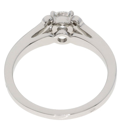 CARTIER Ballerina Solitaire Bright Lillian Cut Diamond #50 E-VS1-EX Ring Platinum PT950 Ladies [Used]