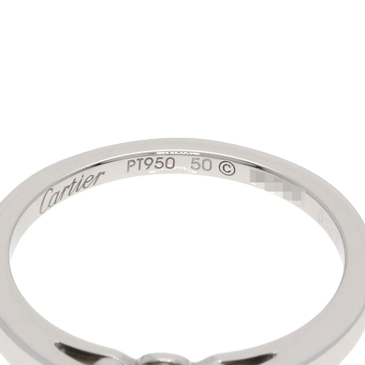 CARTIER Ballerina Solitaire Bright Lillian Cut Diamond #50 E-VS1-EX Ring Platinum PT950 Ladies [Used]