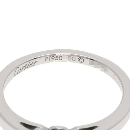 CARTIER Ballerina Solitaire Bright Lillian Cut Diamond #50 E-VS1-EX Ring Platinum PT950 Ladies [Used]