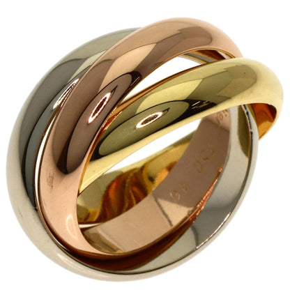CARTIER Trinity MM #46 Ring K18 Yellow Gold K18 White GoldLadies [Used]