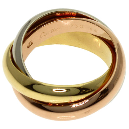 CARTIER Trinity MM #46 Ring K18 Yellow Gold K18 White GoldLadies [Used]