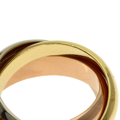 CARTIER Trinity MM #46 Ring K18 Yellow Gold K18 White GoldLadies [Used]