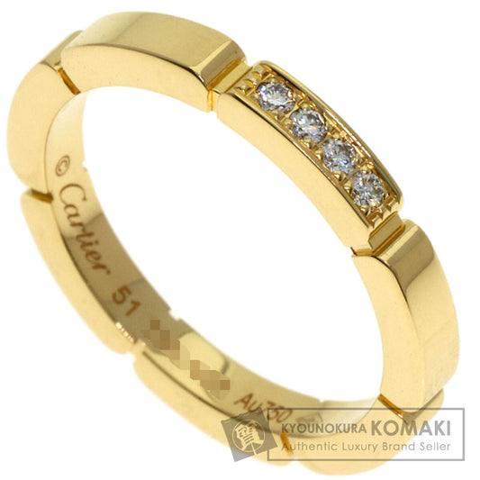 CARTIER Mayon PANTHERE Diamond # 51 Ring K18 Yellow Gold Ladies [Used]