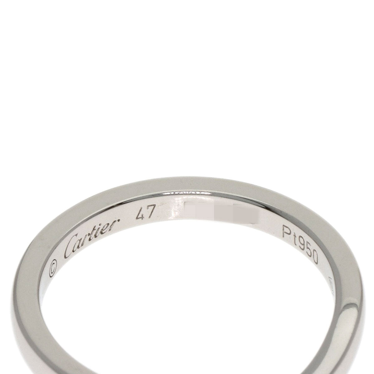 CARTIER Ballerina Curve 3P Diamond #47 Ring Platinum PT950 Ladies [Used]