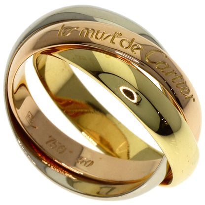 CARTIER Trinity #50 Ring K18 Yellow Gold K18 White GoldLadies [Used]