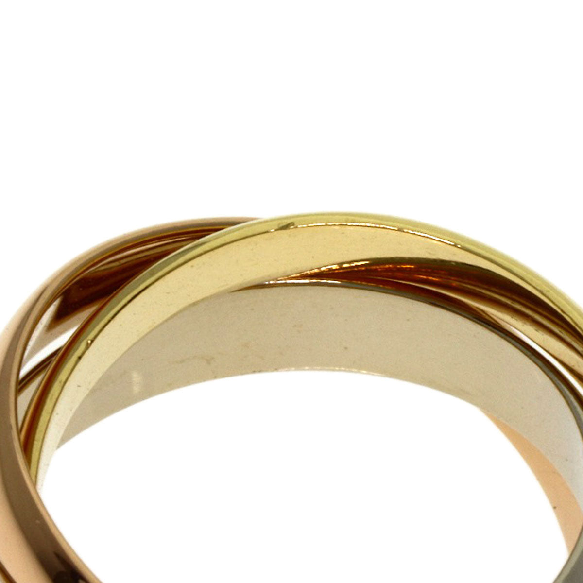 CARTIER Trinity #50 Ring K18 Yellow Gold K18 White GoldLadies [Used]