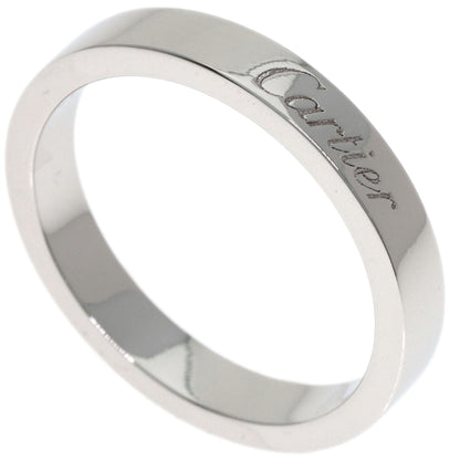 CARTIER Engraved # 49 Ring Platinum PT950 Ladies [Used]