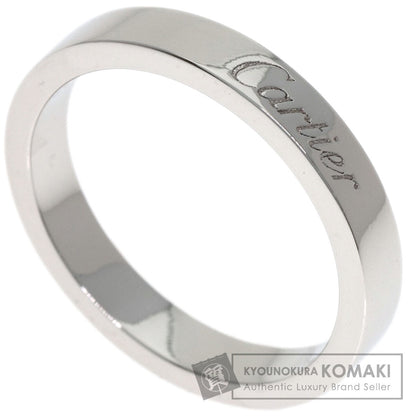 CARTIER Engraved # 49 Ring Platinum PT950 Ladies [Used]