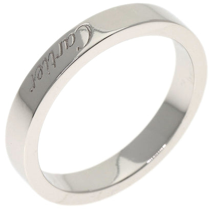 CARTIER Engraved # 49 Ring Platinum PT950 Ladies [Used]