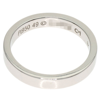 CARTIER Engraved # 49 Ring Platinum PT950 Ladies [Used]
