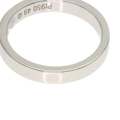 CARTIER Engraved # 49 Ring Platinum PT950 Ladies [Used]