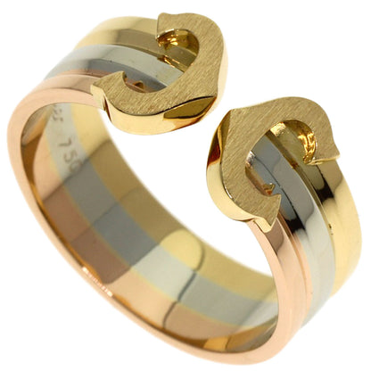 CARTIER 2C ring # 49 Ring K18 Yellow Gold K18 White GoldLadies [Used]
