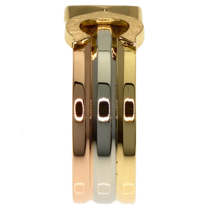 CARTIER 2C ring # 49 Ring K18 Yellow Gold K18 White GoldLadies [Used]