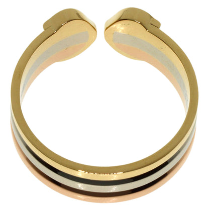 CARTIER 2C ring # 49 Ring K18 Yellow Gold K18 White GoldLadies [Used]