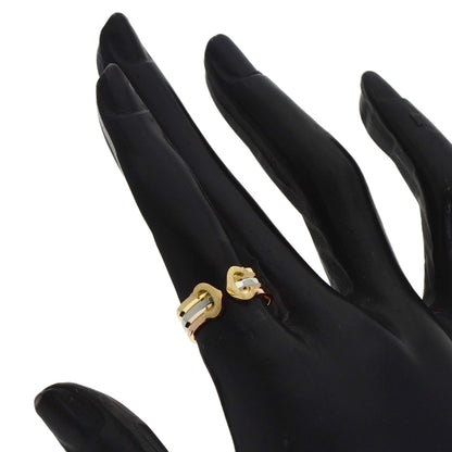 CARTIER 2C ring # 49 Ring K18 Yellow Gold K18 White GoldLadies [Used]