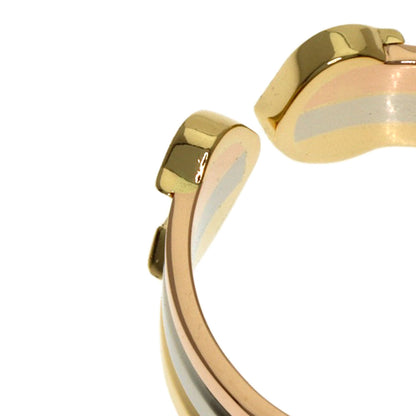 CARTIER 2C ring # 49 Ring K18 Yellow Gold K18 White GoldLadies [Used]