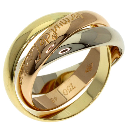CARTIER Trinity #48 Ring K18 Yellow Gold K18 White GoldLadies [Used]