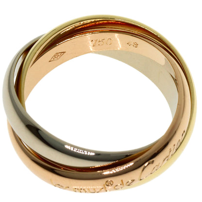 CARTIER Trinity #48 Ring K18 Yellow Gold K18 White GoldLadies [Used]