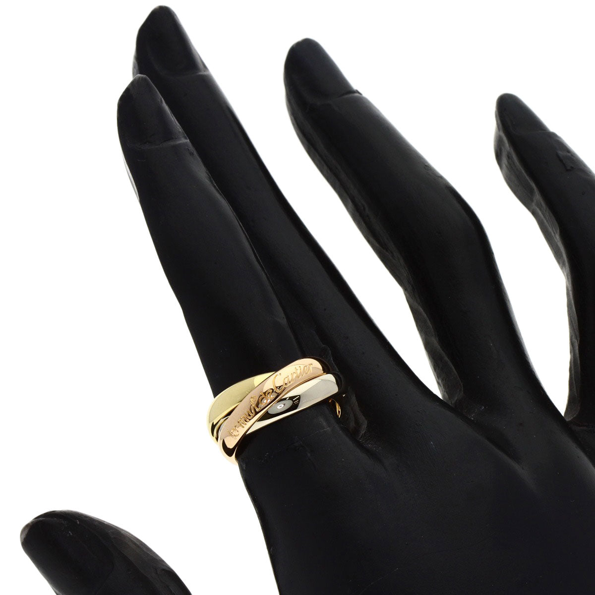 CARTIER Trinity #48 Ring K18 Yellow Gold K18 White GoldLadies [Used]