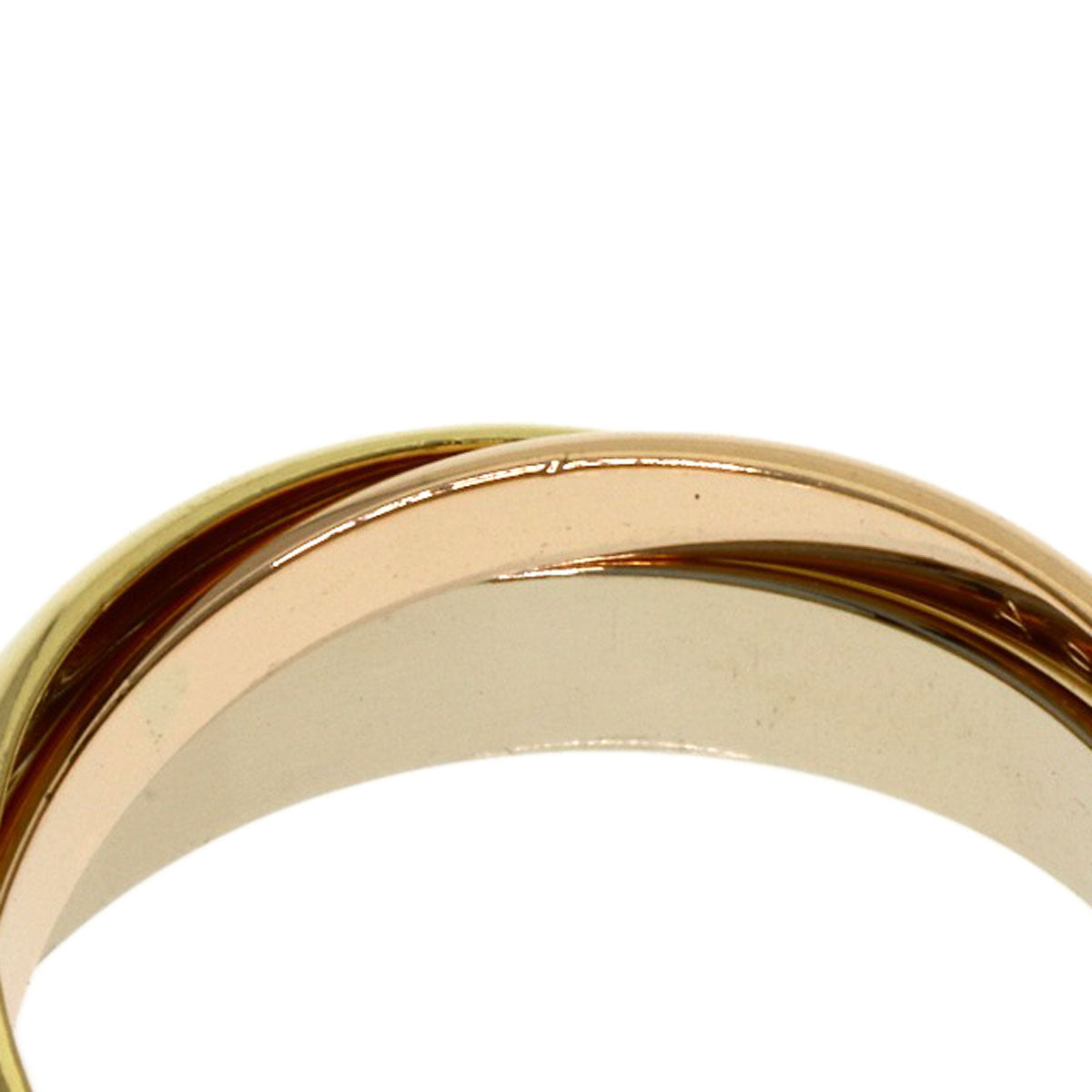 CARTIER Trinity #48 Ring K18 Yellow Gold K18 White GoldLadies [Used]