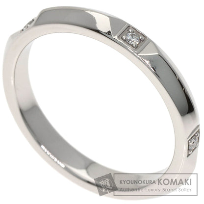 TIFFANY&Co. True Band Diamond Ring Platinum PT950 Ladies [Used]