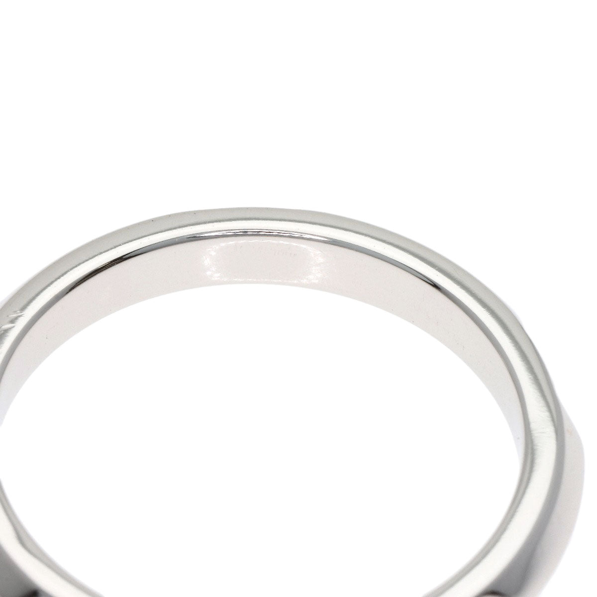 TIFFANY&Co. True Band Diamond Ring Platinum PT950 Ladies [Used]