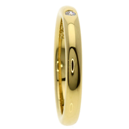 TIFFANY&Co. Stacking band 1P Diamond Ring K18 Yellow Gold Ladies [Used]