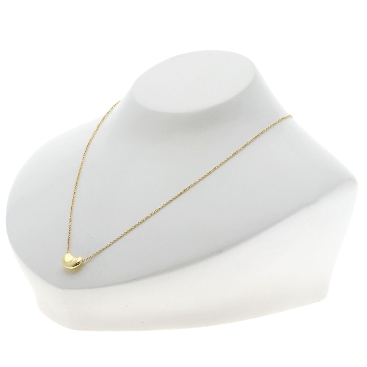 TIFFANY&Co. Bean Necklace K18 Yellow Gold Ladies [Used]