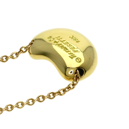 TIFFANY&Co. Bean Necklace K18 Yellow Gold Ladies [Used]